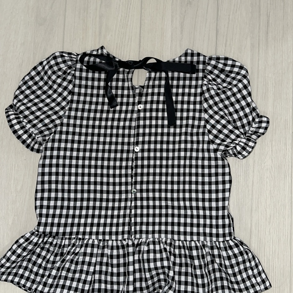 Buffalo Plaid Ruffled Top - Picture 3 of 4